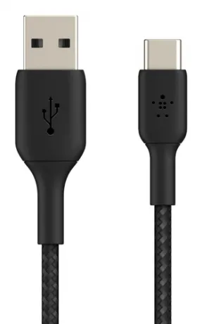 BELKIN Braided C-A 1M BLK – afbeelding 3