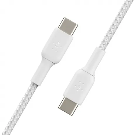 BELKIN Braided C-C 2.0 1M WHT