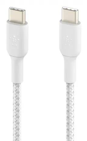 BELKIN Braided C-C 2.0 1M WHT