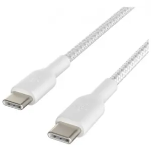 BELKIN Braided C-C 2.0 1M WHT