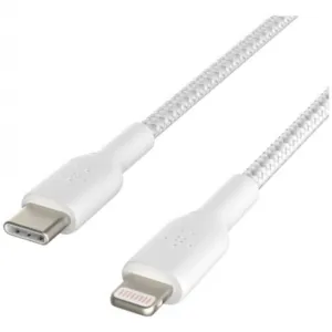 BELKIN Braided C-LTG 1M WHT