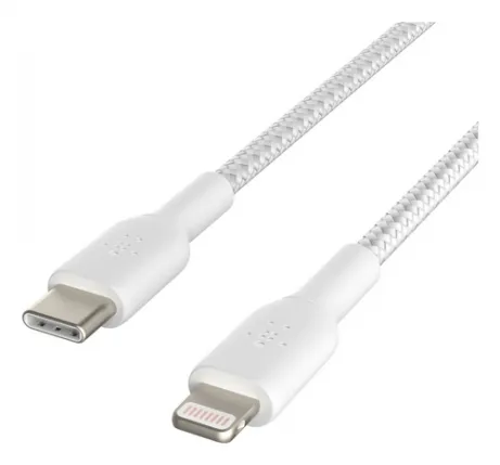 BELKIN Braided C-LTG 1M WHT