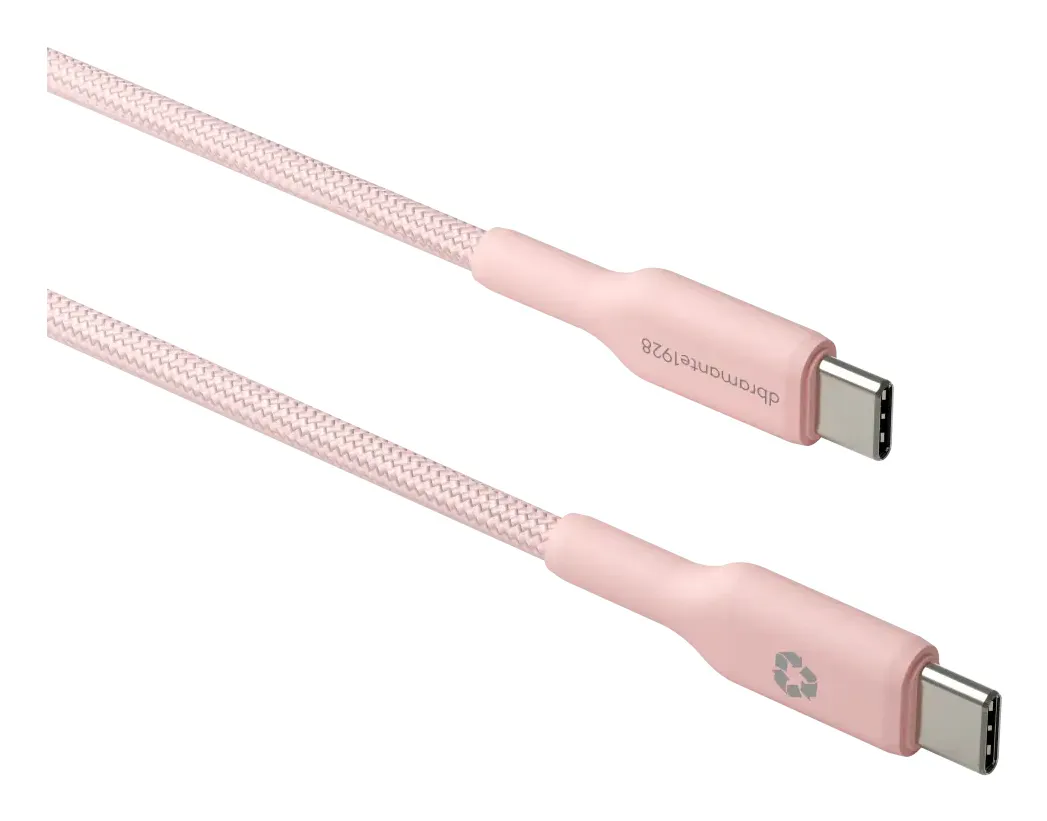 dbramante1928 CB20CCPI7206 USB-kabel 1,5 m USB C 60 W Roze – afbeelding 3