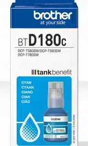 BROTHER Cyan ink bottle yield up to 5.000 pages