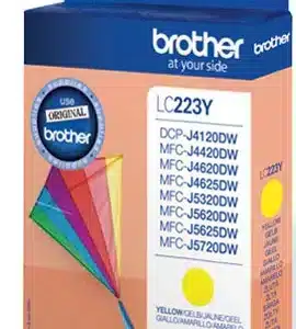 BROTHER LC-223 ink cartridge yellow standard capacity 550 pages 1-pack blister without alarm