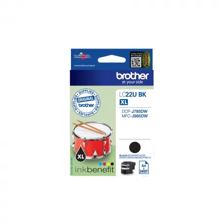Brother LC-22UBK inktcartridge zwart – afbeelding 2