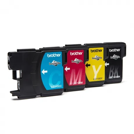 Brother LC1100VALBP inktcartridge pakket cyaan / magenta / geel / zwart – afbeelding 2
