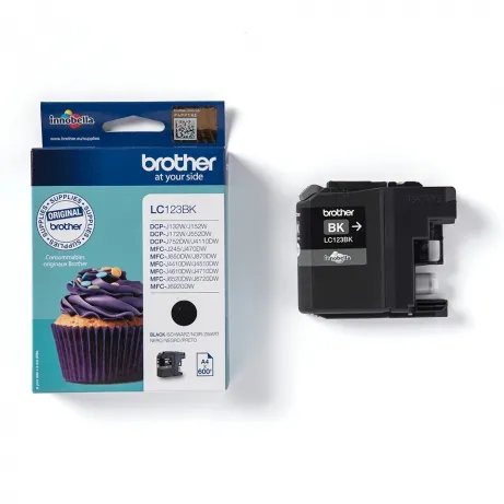 Brother LC123BK inktpatroon zwart – afbeelding 3