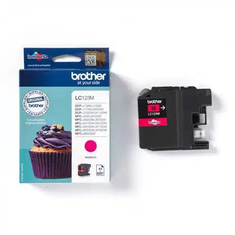 Brother LC123M inktpatroon magenta – afbeelding 3