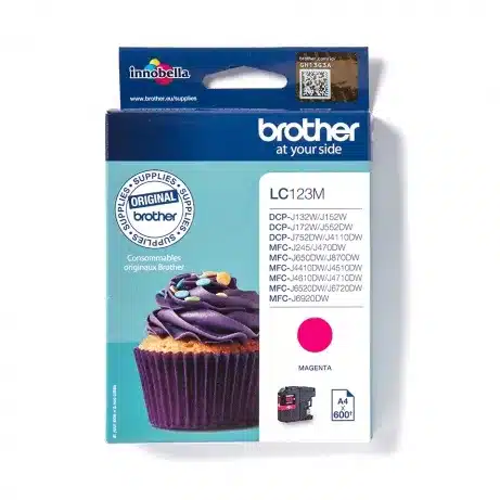 Brother LC123M inktpatroon magenta