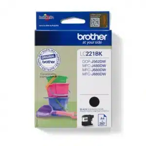 Brother LC221BK inktcartridge zwart