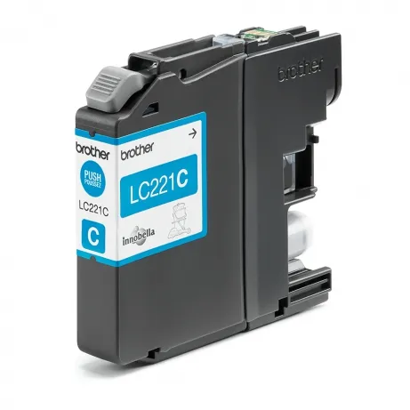 Brother LC221C inktcartridge cyaan – afbeelding 3