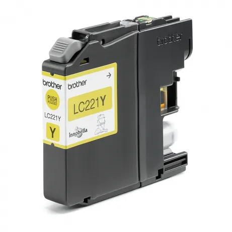 Brother LC221Y inktcartridge geel – afbeelding 3