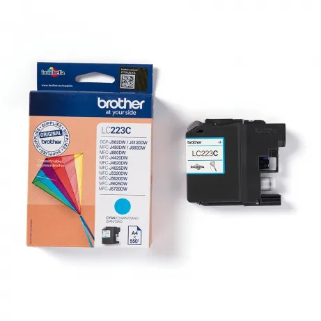 Brother LC223C inktcartridge cyaan – afbeelding 3