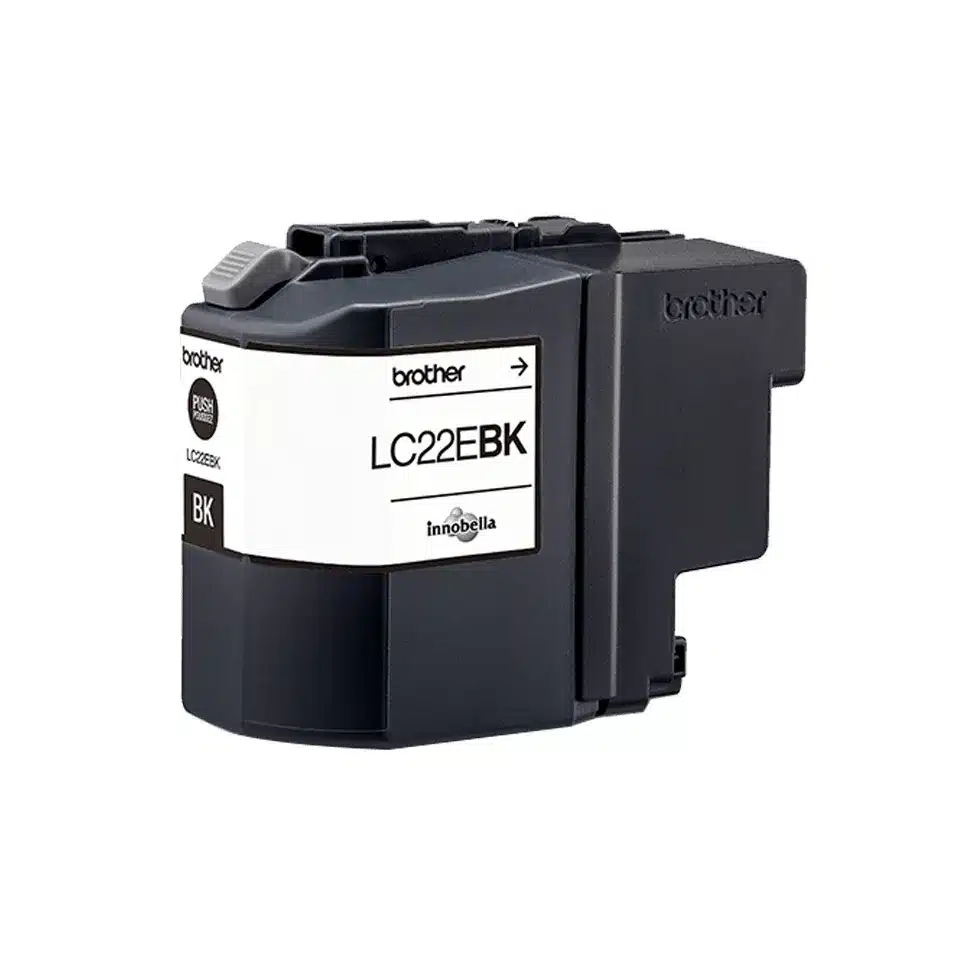 BROTHER LC22EBK inkt black hoge capaciteit 2400 p. voor MFCJ5920DW – afbeelding 2