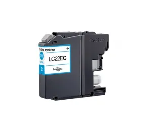 BROTHER LC22EC inkt cyaan hoge capaciteit 2400 p. voor MFCJ5920DW