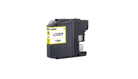 BROTHER LC22EY inkt geel hoge capaciteit 2400 p. voor MFCJ5920DW