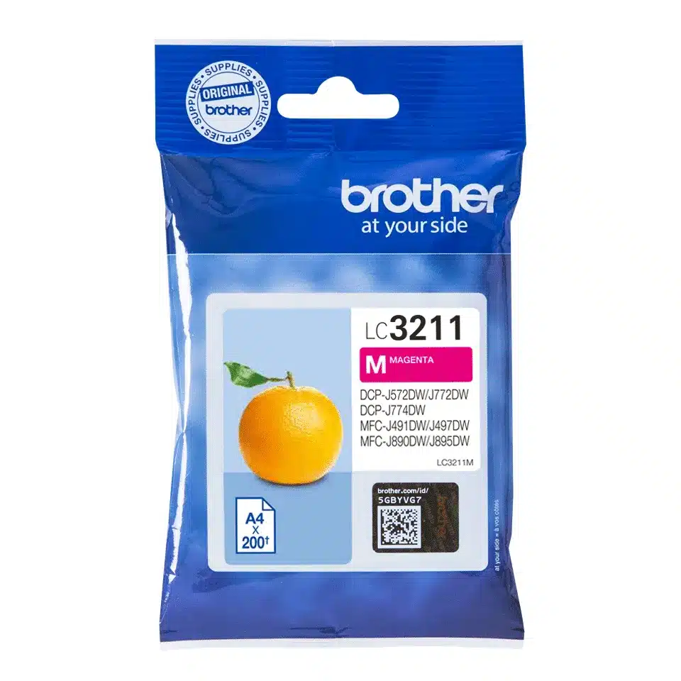 Brother LC3211M inktcartridge Normaal rendement Magenta – afbeelding 3