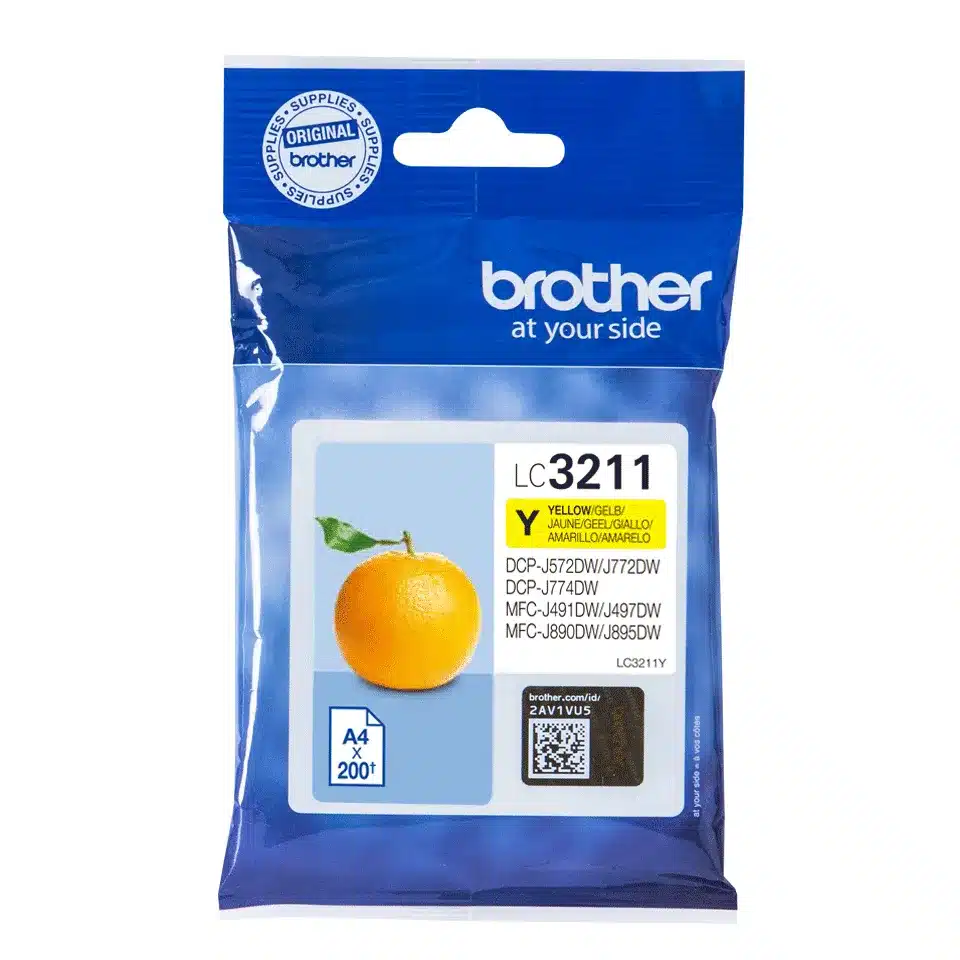 Brother LC3211Y inktcartridge Normaal rendement Geel – afbeelding 2