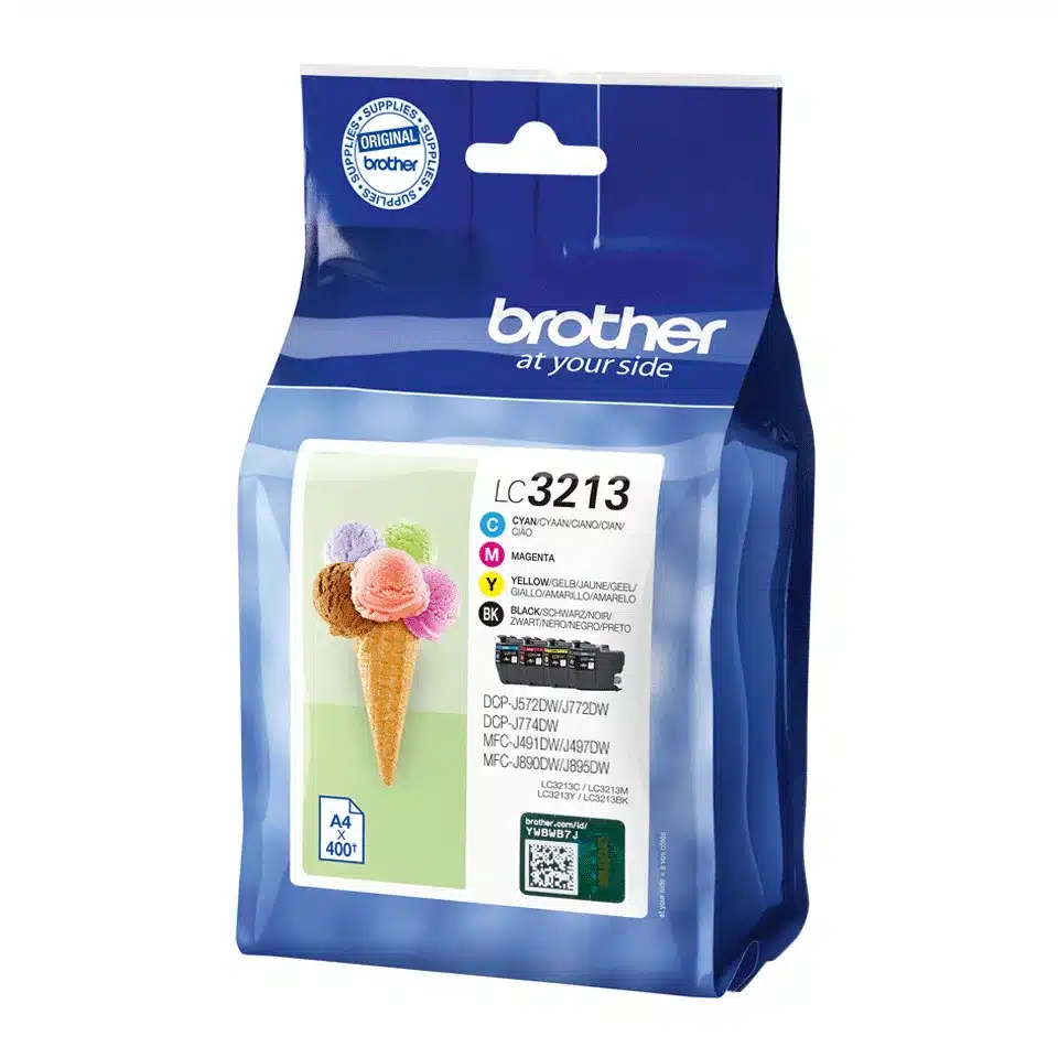 Brother LC3213VAL inktcartridge Hoog (XL) rendement Zwart, Cyaan, Magenta, Geel – afbeelding 4