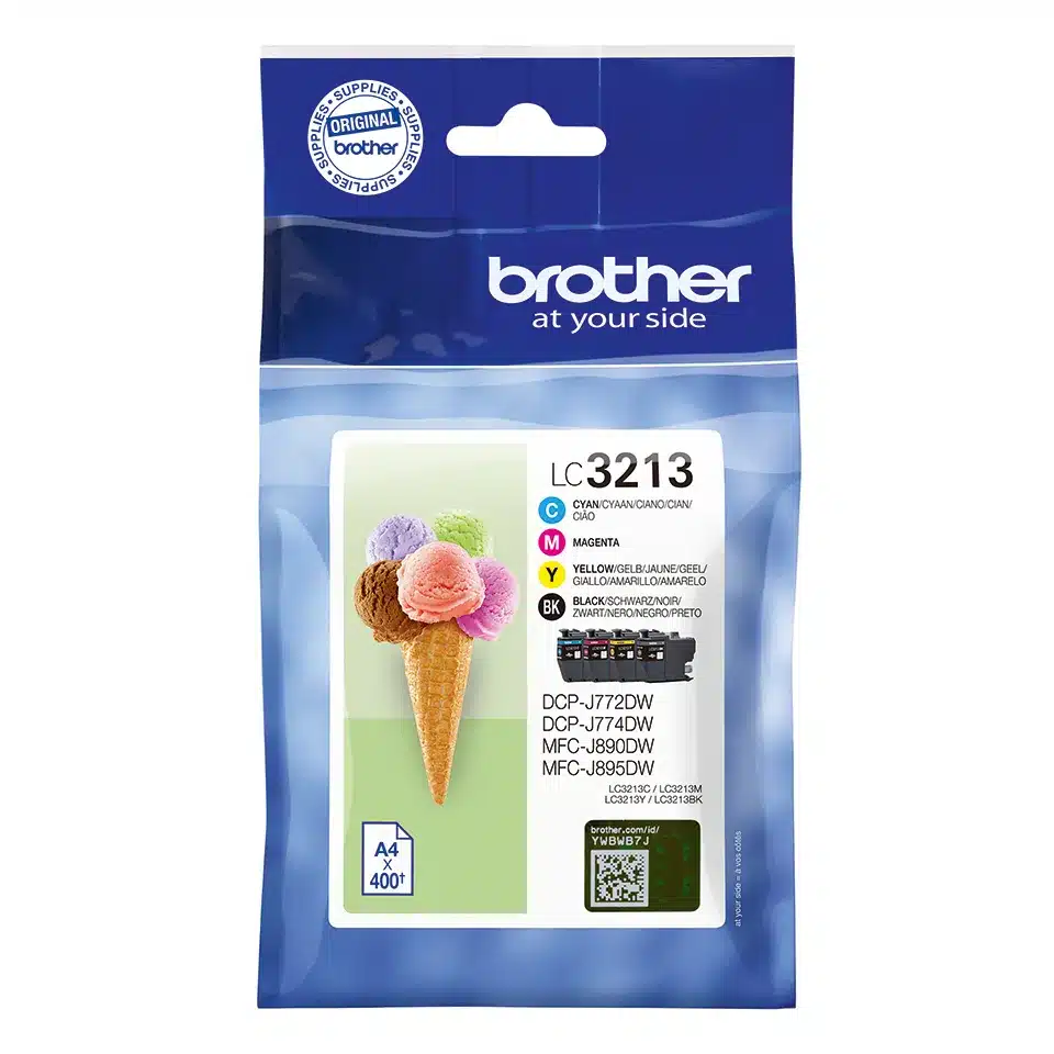 Brother LC3213VAL inktcartridge Hoog (XL) rendement Zwart, Cyaan, Magenta, Geel – afbeelding 3