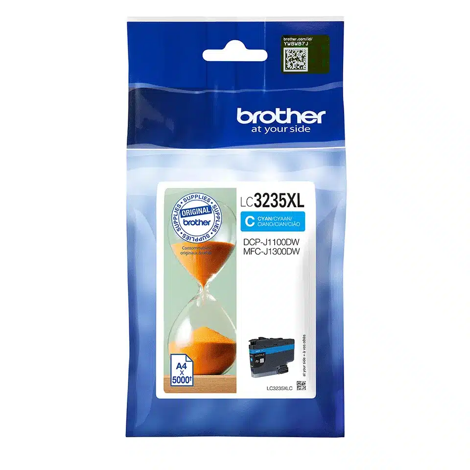 Brother LC3235XLC inktcartridge Hoog (XL) rendement Cyaan – afbeelding 3