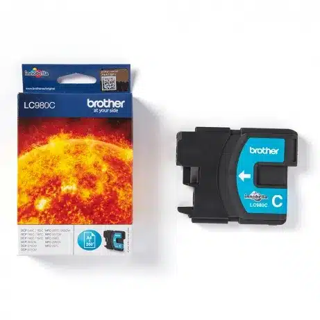 Brother LC980C inktcartridge cyaan – afbeelding 3