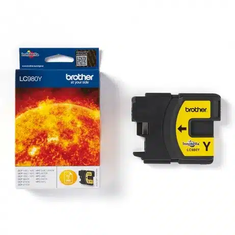 Brother LC980Y inktcartridge geel – afbeelding 3