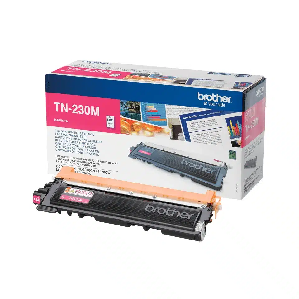 Brother TN230M tonercartridge magenta – afbeelding 3