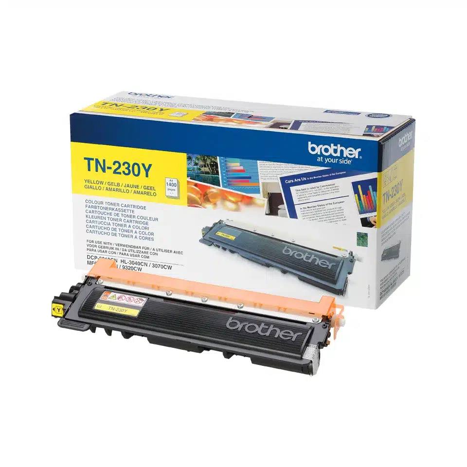 Brother TN230Y tonercartridge geel – afbeelding 3