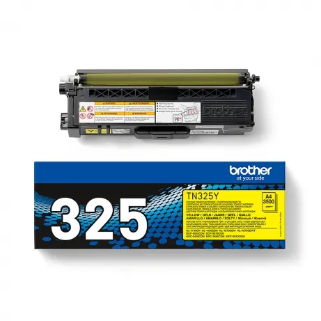 Brother TN325Y tonercartridge geel met hoge opbrengst – afbeelding 4
