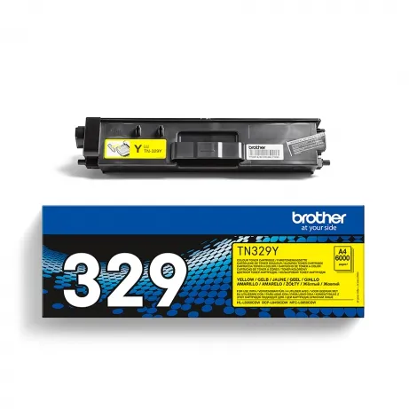Brother TN329Y toner geel – afbeelding 4