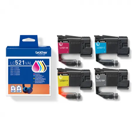 BROTHER Value pack CMYK up to 4x500 pages – afbeelding 2
