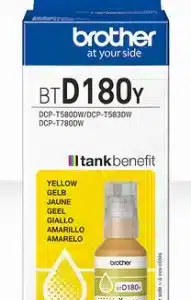 BROTHER Yellow ink bottle yield up to 5.000 pages