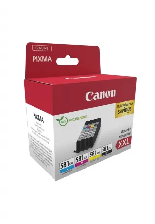 Canon CLI-581XXL inktcartridge Zwart, Cyaan, Magenta, Geel – afbeelding 2