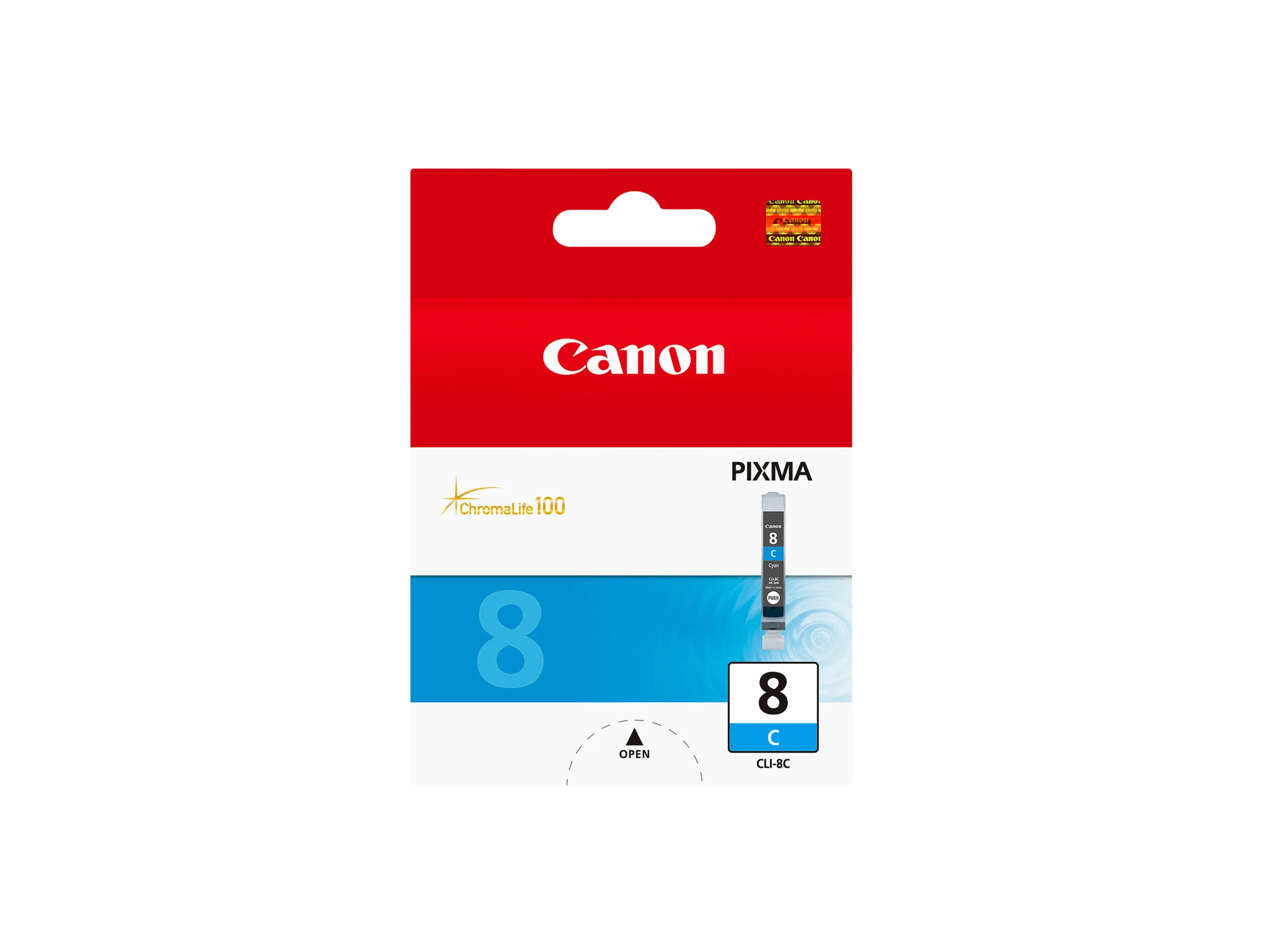 Canon Ink/CLI-8C BJ Cartridge CYAN – afbeelding 2