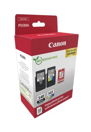 Canon PG-540 inktcartridge Zwart, Cyaan, Magenta, Geel – afbeelding 2