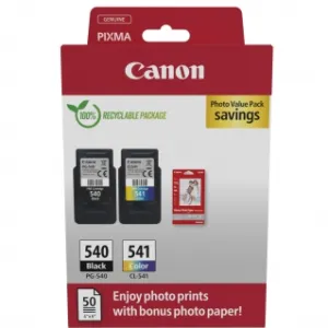 Canon PG-540 inktcartridge Zwart, Cyaan, Magenta, Geel