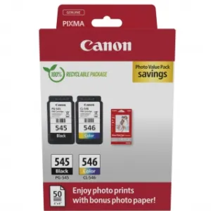 Canon PG-545 inktcartridge Zwart, Cyaan, Magenta, Geel
