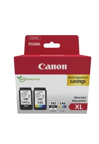 Canon PG-545XL inktcartridge Hoog (XL) rendement Zwart, Cyaan, Magenta, Geel