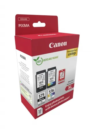 Canon PG-575XL inktcartridge Hoog (XL) rendement Zwart, Cyaan, Magenta, Geel – afbeelding 2