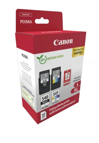 Canon PG540L inktcartridge Zwart, Cyaan, Magenta, Geel – afbeelding 2