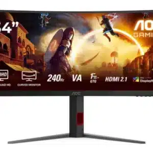 AOC CU34G4Z 34 inch UWQHD 240 Hz gaming curved monitor