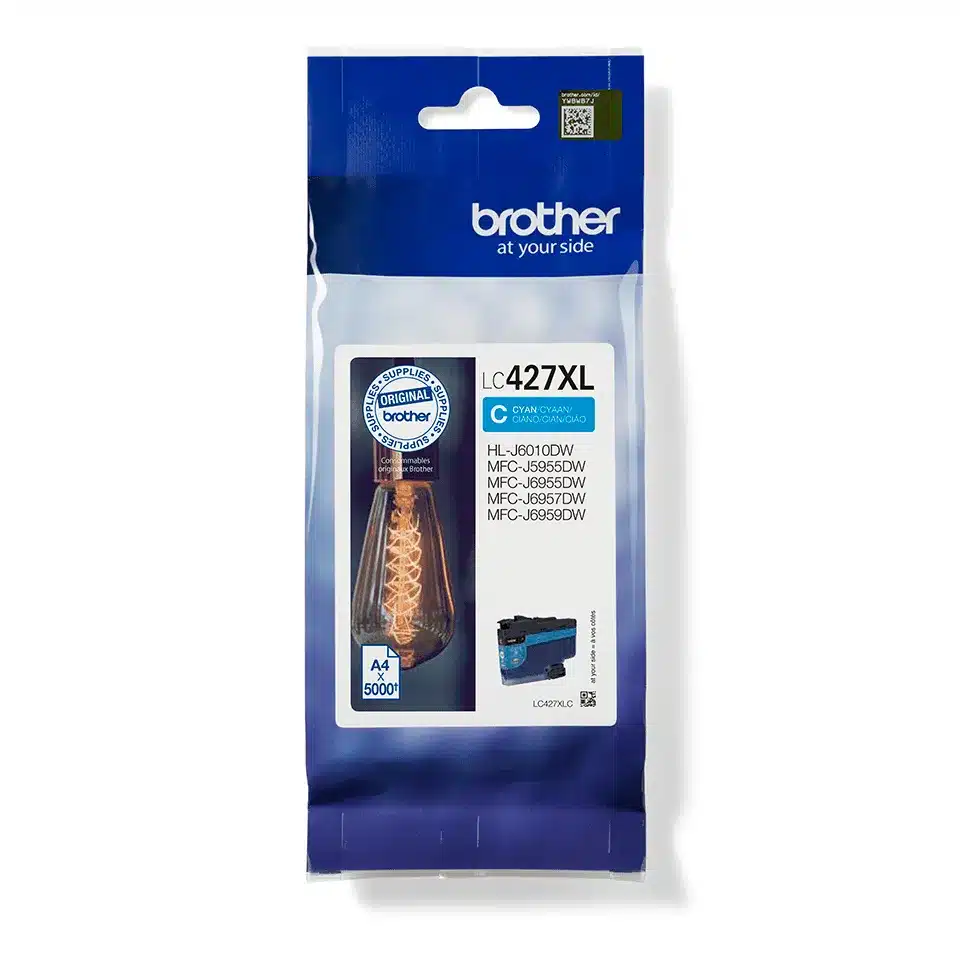 Cyan Ink Cartridge - 5000 Pages LC427XLC – afbeelding 2