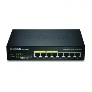 D-Link DGS-1008P 8 Port Gigabit Metal House Switch 4 Port PoE