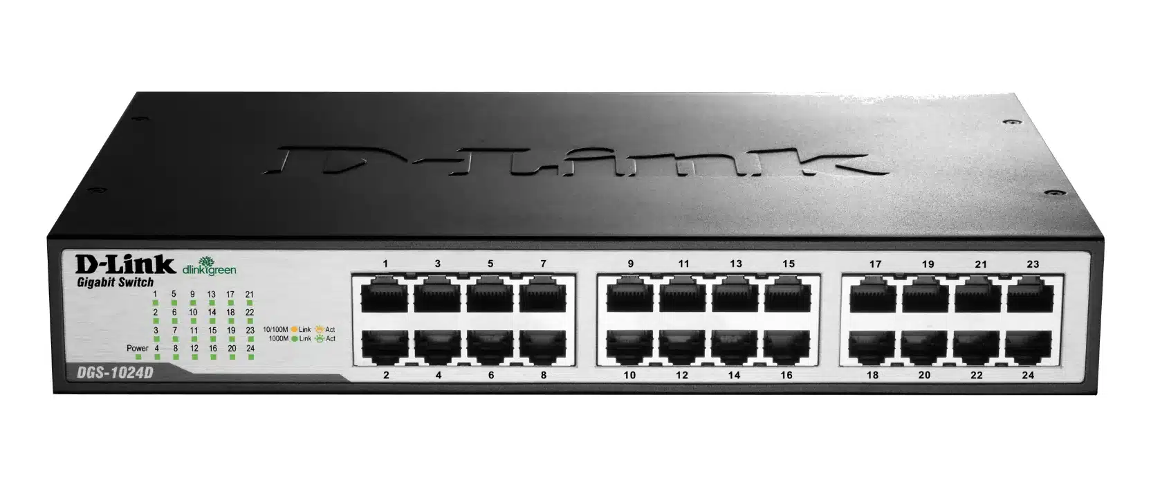 D-Link DGS 1024D - Switch - 24 x 10/100/1000 - desktop – afbeelding 2