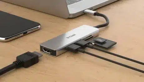 D-Link USB Type C Docking Station for Computer - 3 x USB Ports - 2 x USB 3.0 - HDMI - Thunderbolt – afbeelding 4