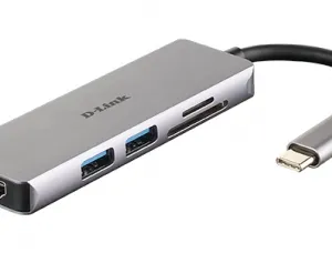 D-Link USB Type C Docking Station for Computer - 3 x USB Ports - 2 x USB 3.0 - HDMI - Thunderbolt