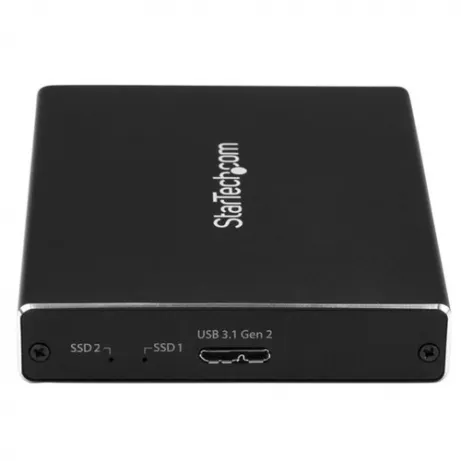 Dual M.2 Enclosure - RAID USB 3.1 Gen 2 SM22BU31C3R – afbeelding 2