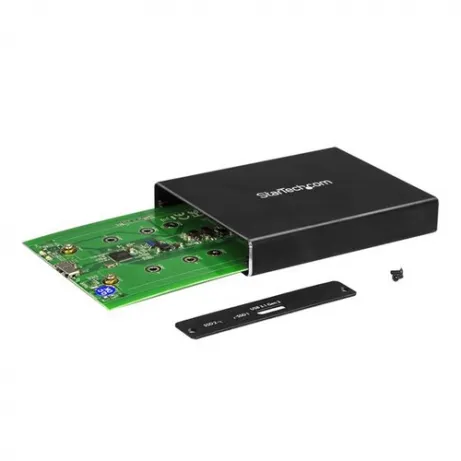 Dual M.2 Enclosure - RAID USB 3.1 Gen 2 SM22BU31C3R – afbeelding 4